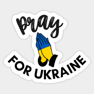 Pray for Ukraine Sticker